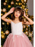 Lace Tulle Flower Girl Dress Birthday Party Dress